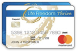 LIfe Freedom Card Logo and Debit Card